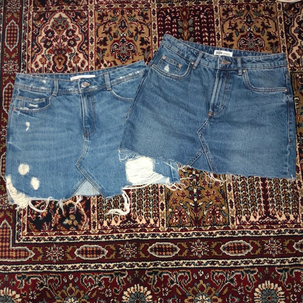 Zara denim mini